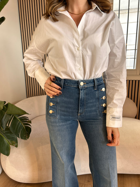 Camicia basica in cotone