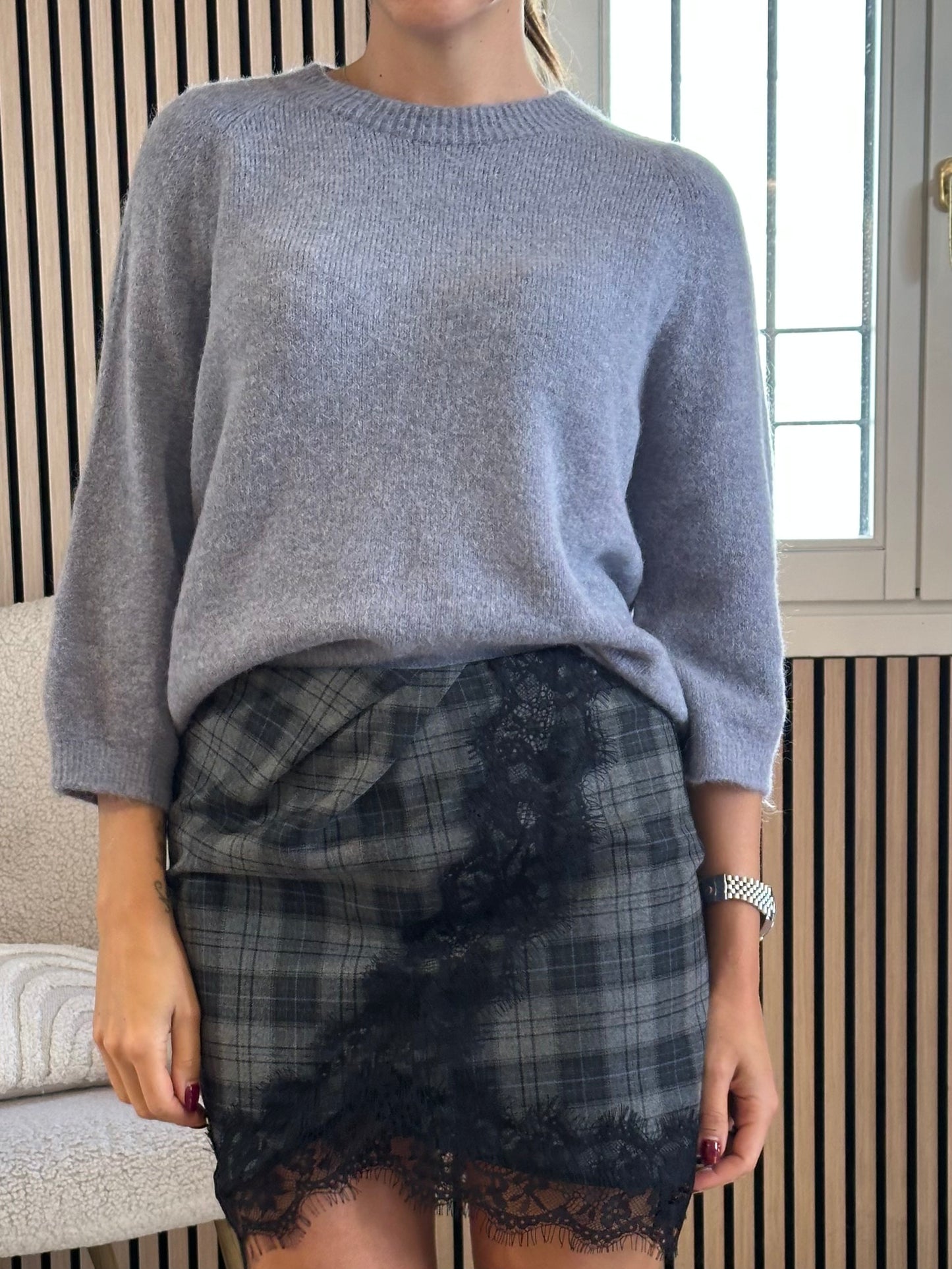 Maglia baby alpaca grigio