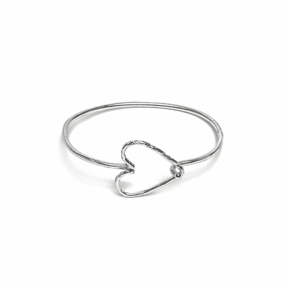 Bracciale cuore fino