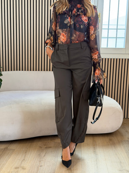 Pantalone baloon cargo militare