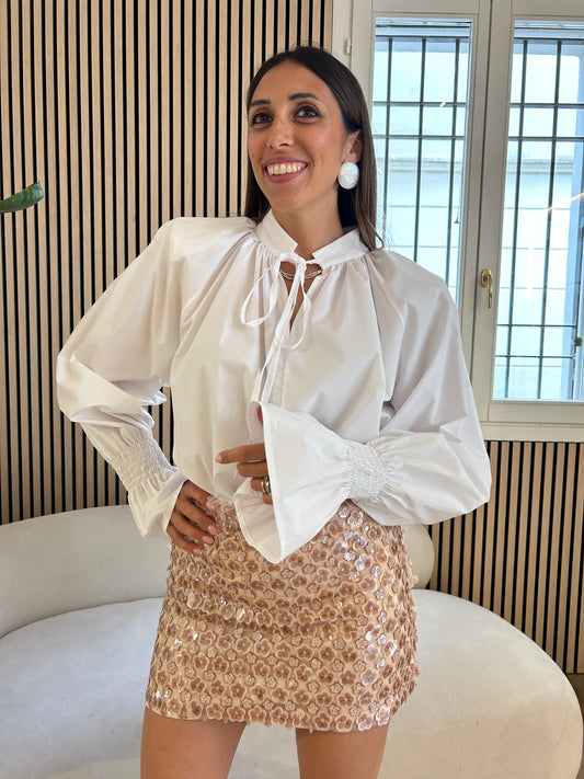 Camicia over spalline