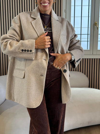Cappotto outdoor tortora