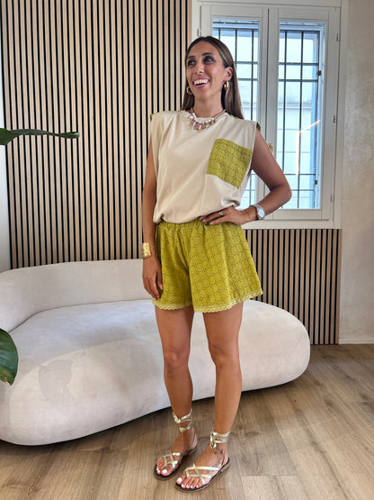 Shorts sangallo lime