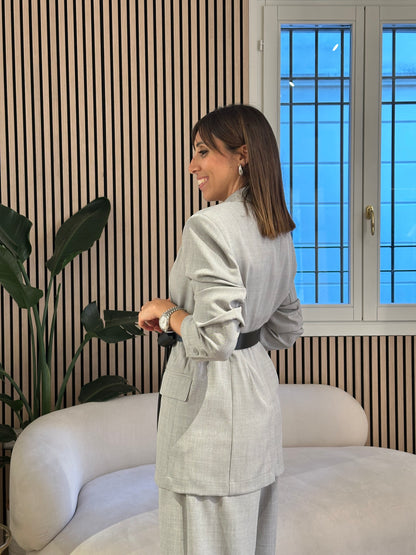 Giacca monopetto grey