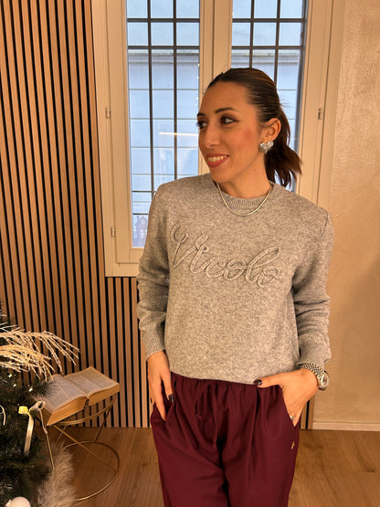 Maglia ricamo Vicolo