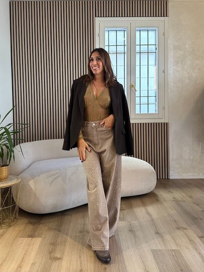 Jeans amelie strass
