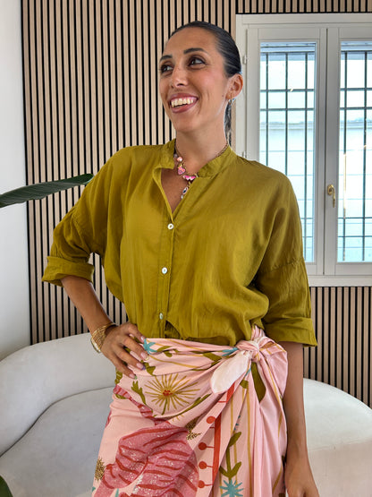 Camicia voile Golden Oil