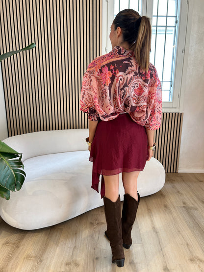 Camicia fantasia cashmere