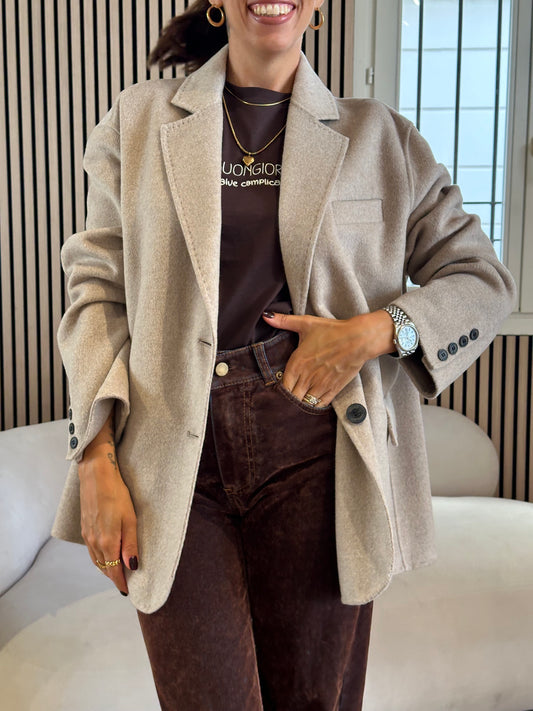 Cappotto outdoor tortora