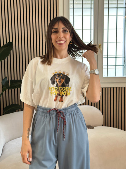 T-Shirt Over bassotto