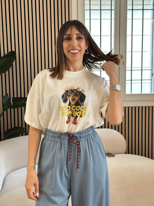 T-Shirt Over bassotto