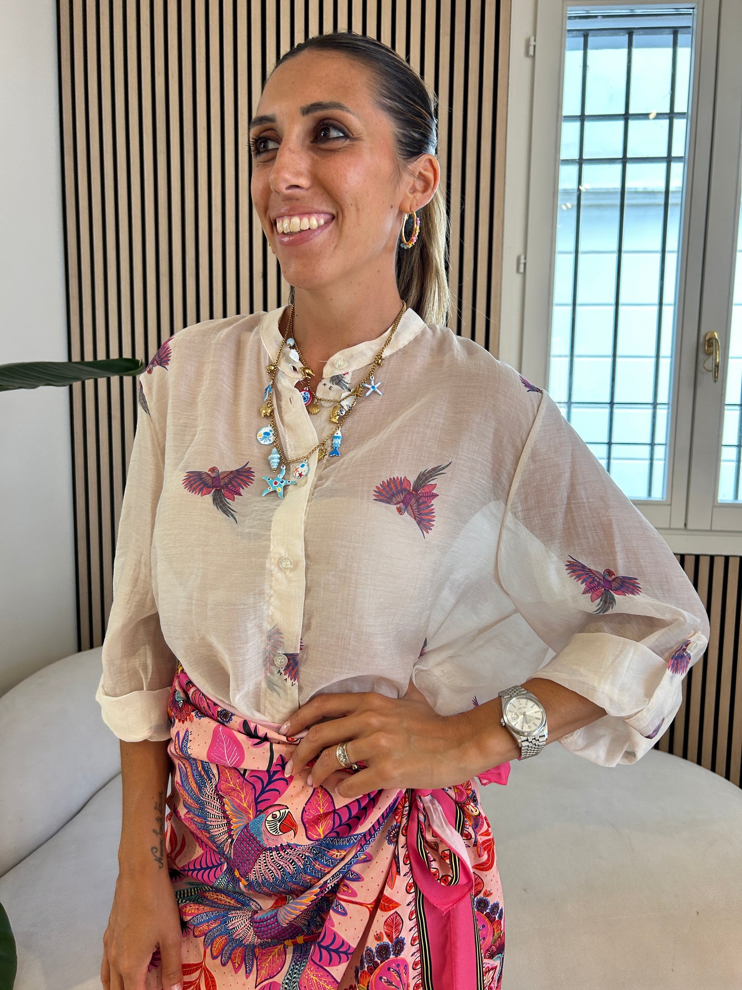 Camicia Rio fucsia