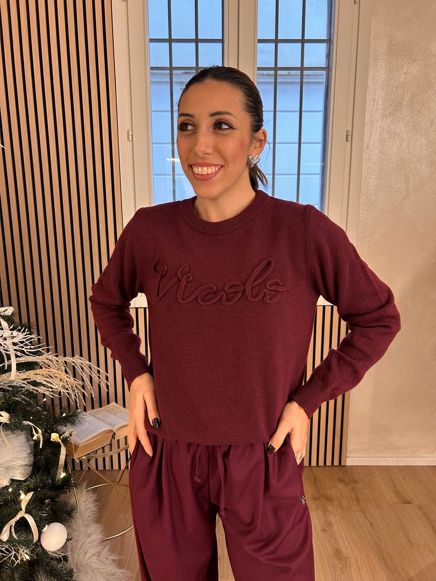 Maglia ricamo Vicolo