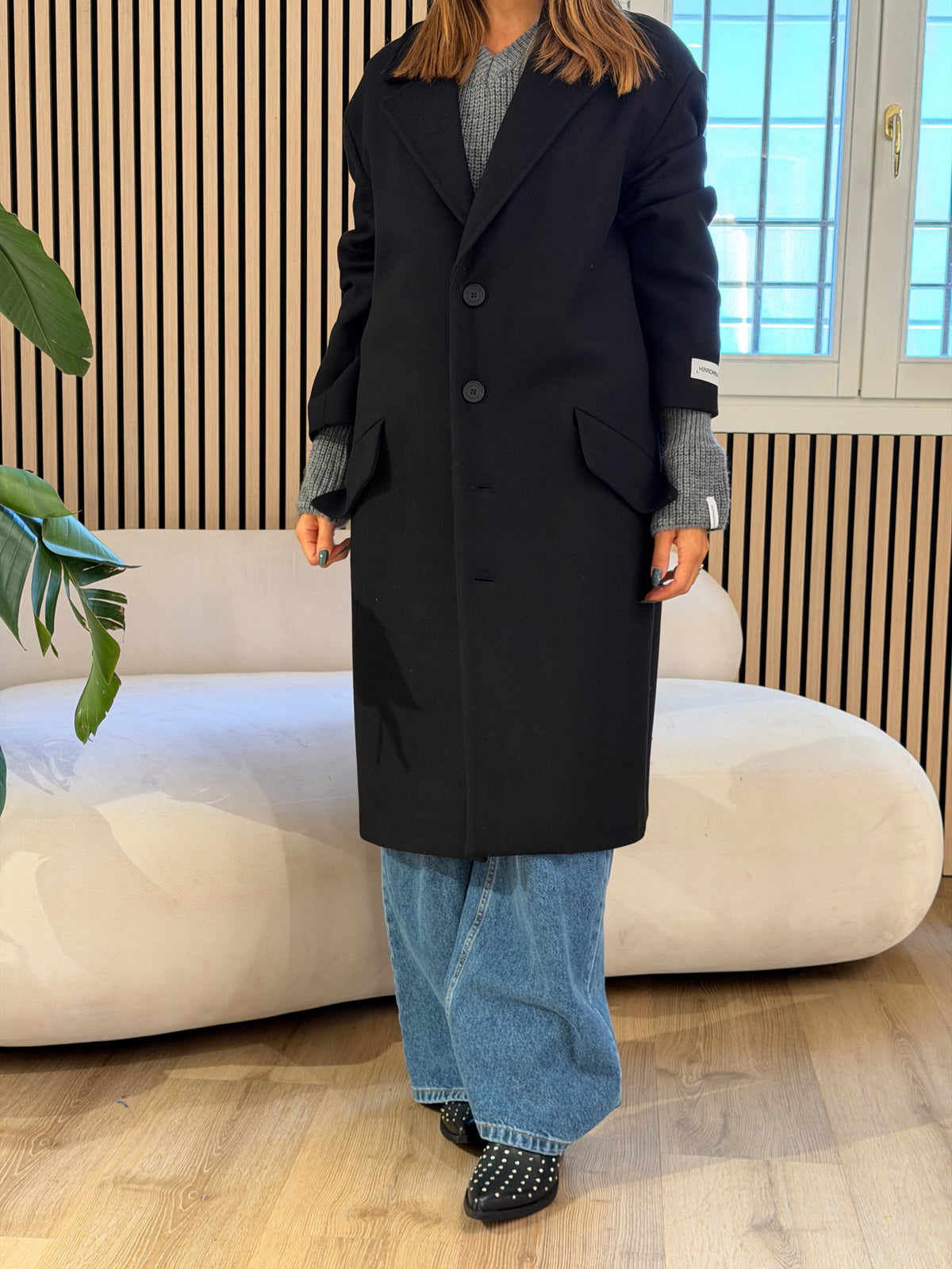 Cappotto ovetto in panno