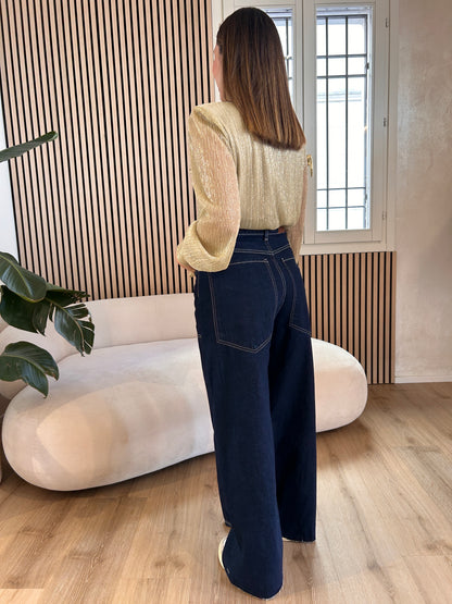 Camicia fiocco oro