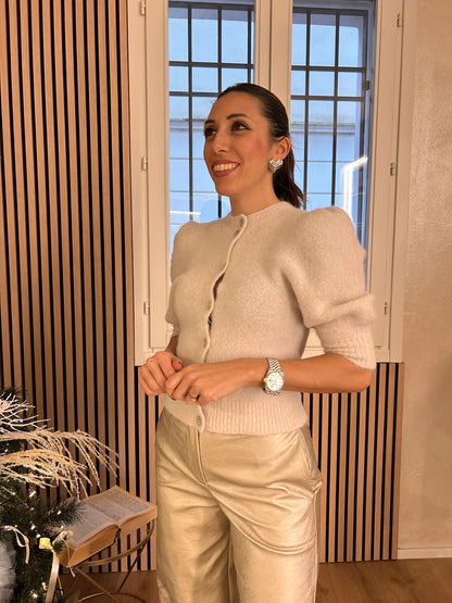 Giacchina manica palloncino avorio