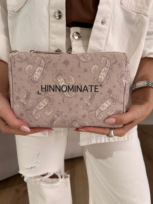 Pochette in cotone piccola beige