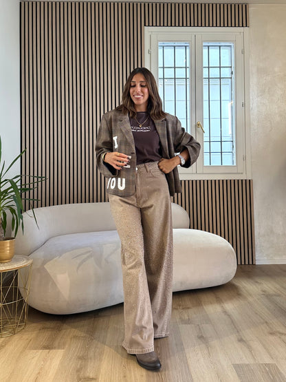 Jeans amelie strass