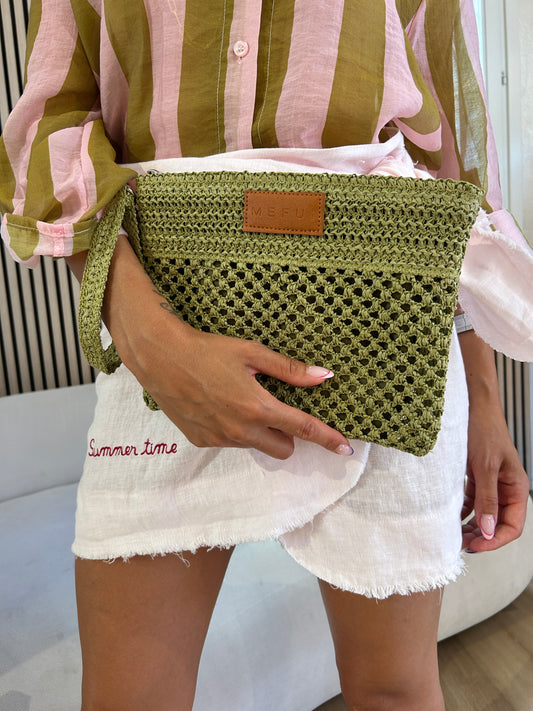 Mini pochette green