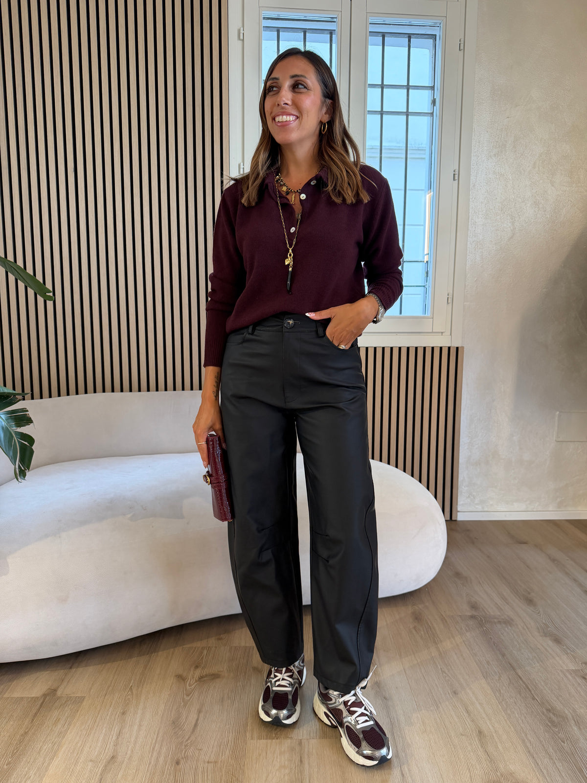 Pantaloni Balloon nero