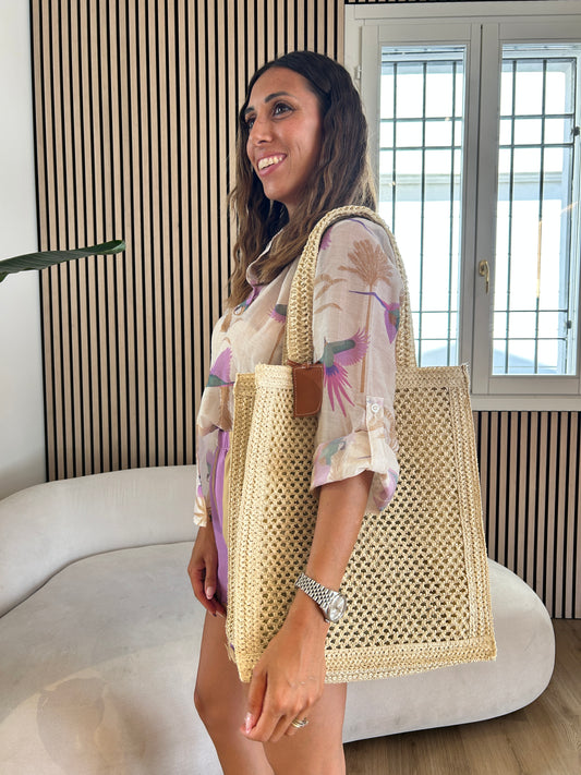 Beachbag light brown