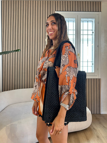 Beachbag black