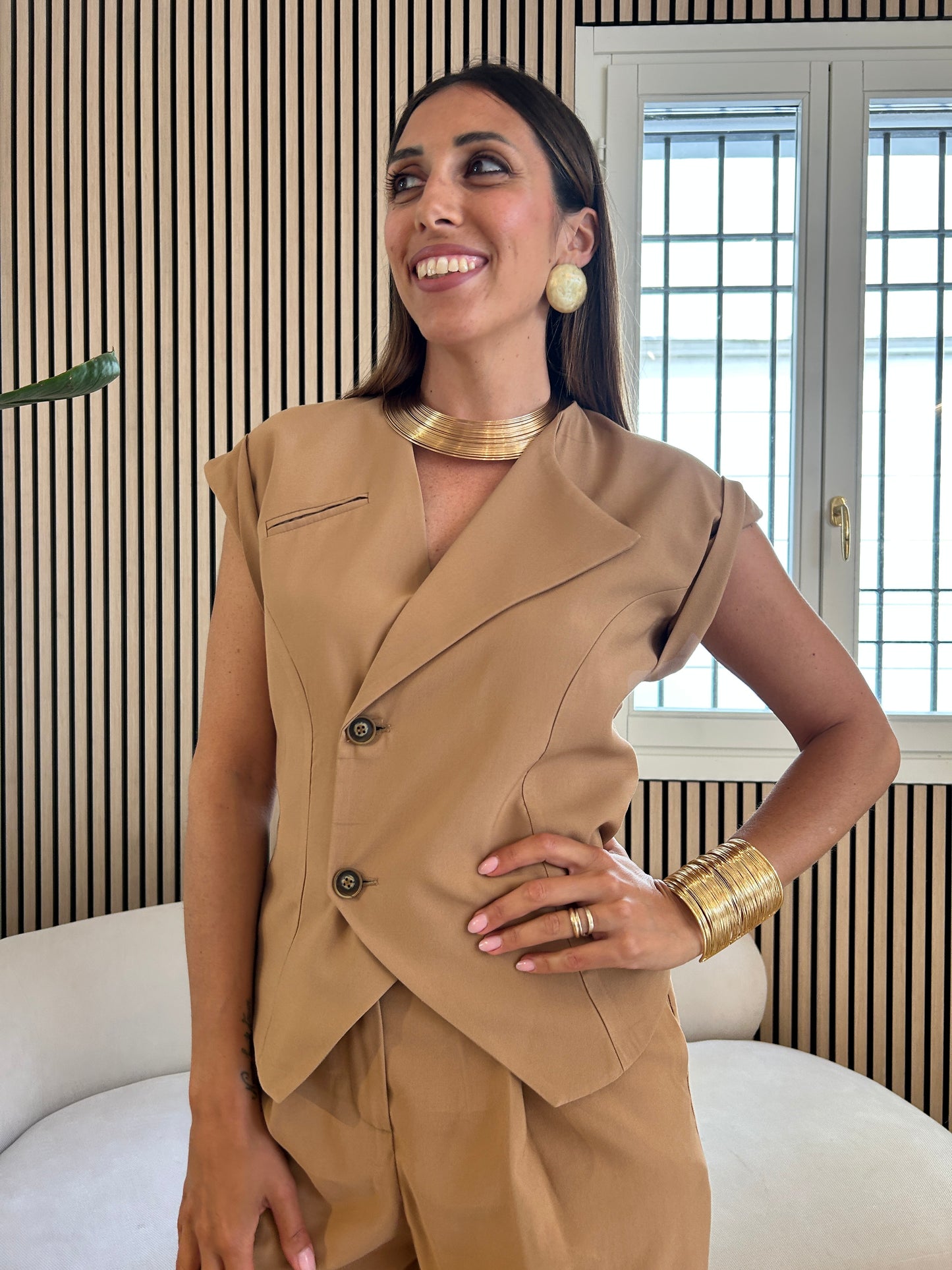 Gilet bronzo