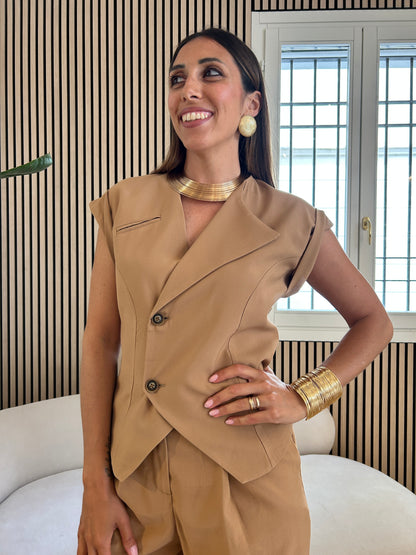 Gilet bronzo