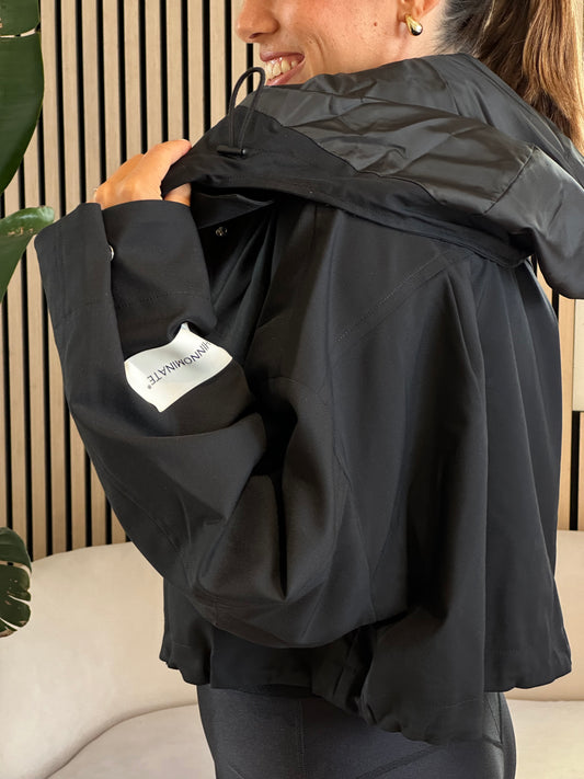 Giubbino in cotone tecnico full zip