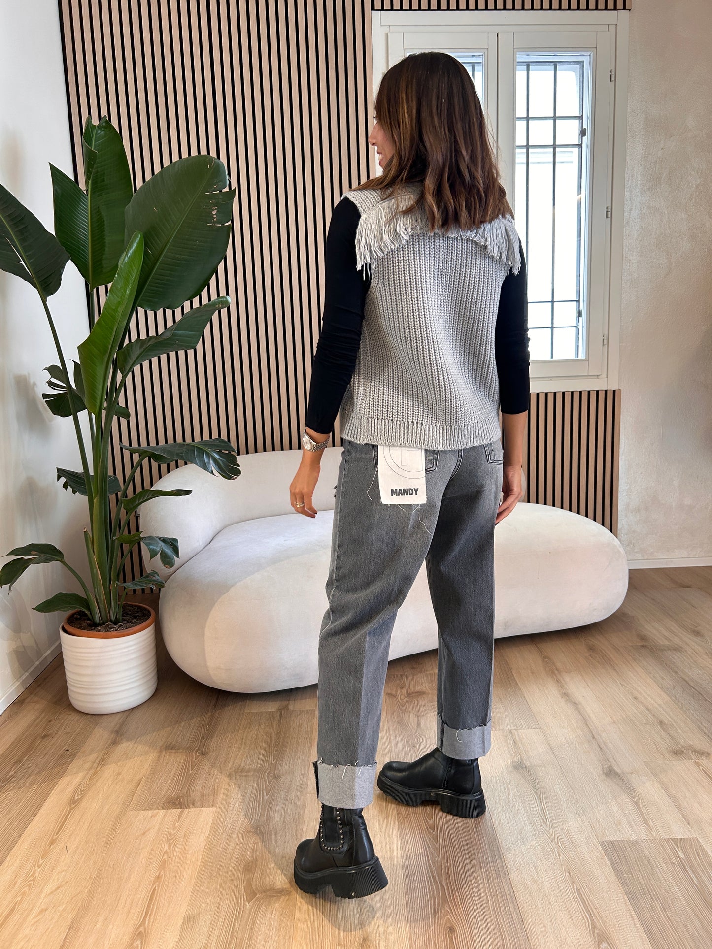 Jeans Mandy grigio