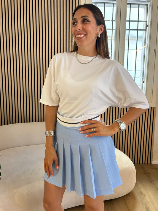 T-shirt pipistrello bianco