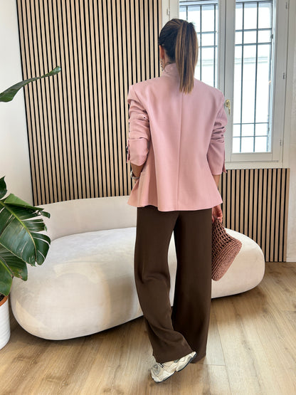 Giacca coreana rosa