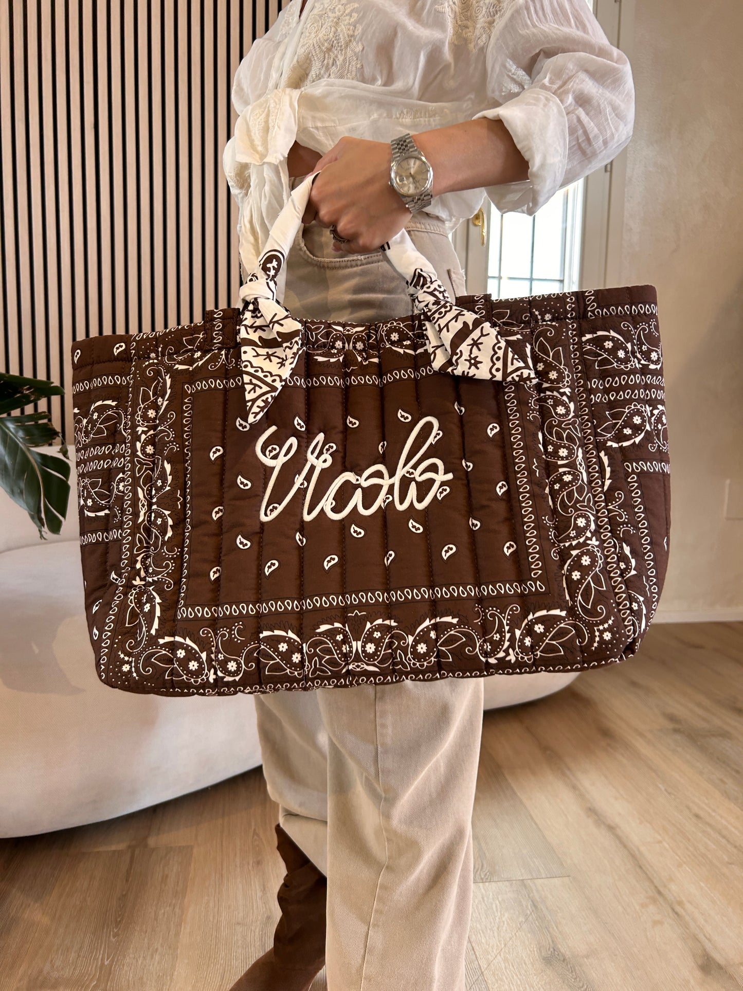 Borsa ibiza quilted bag - bandana