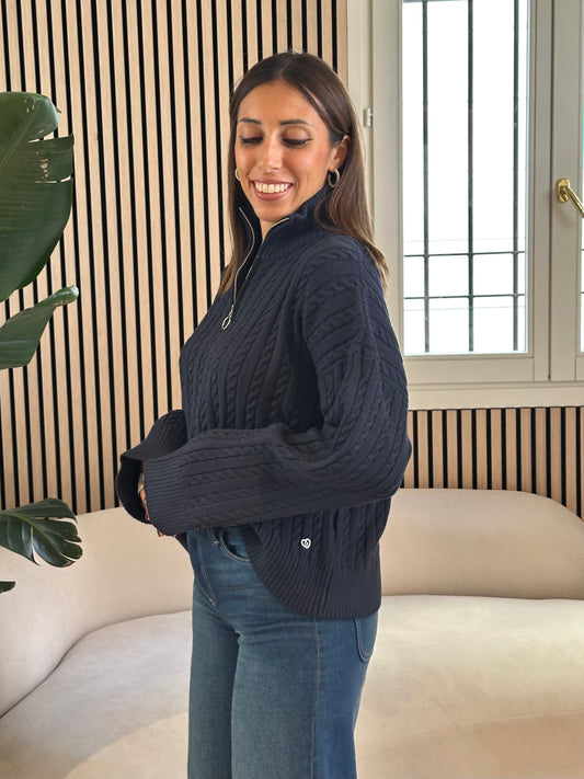 Maglione zip