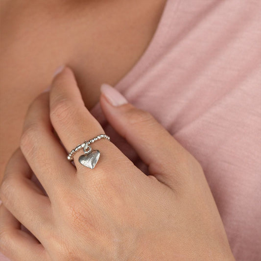 Anello elastico microsfere cuore
