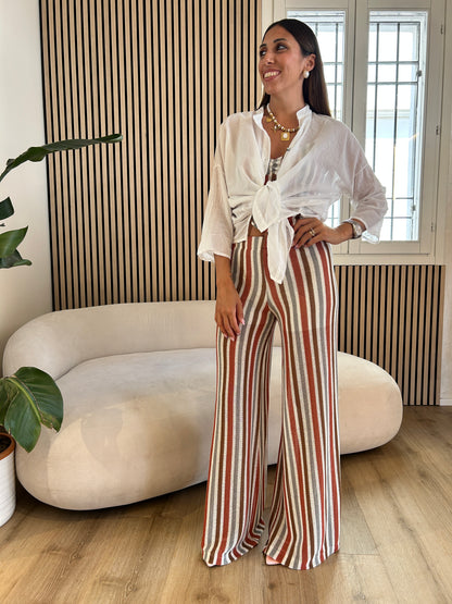 Camicia voile latte