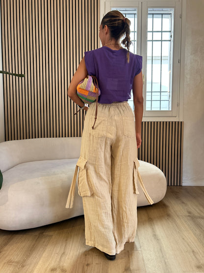 Cargo lino Crema