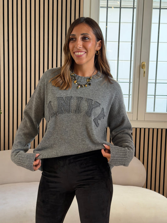Pull logo tati gray