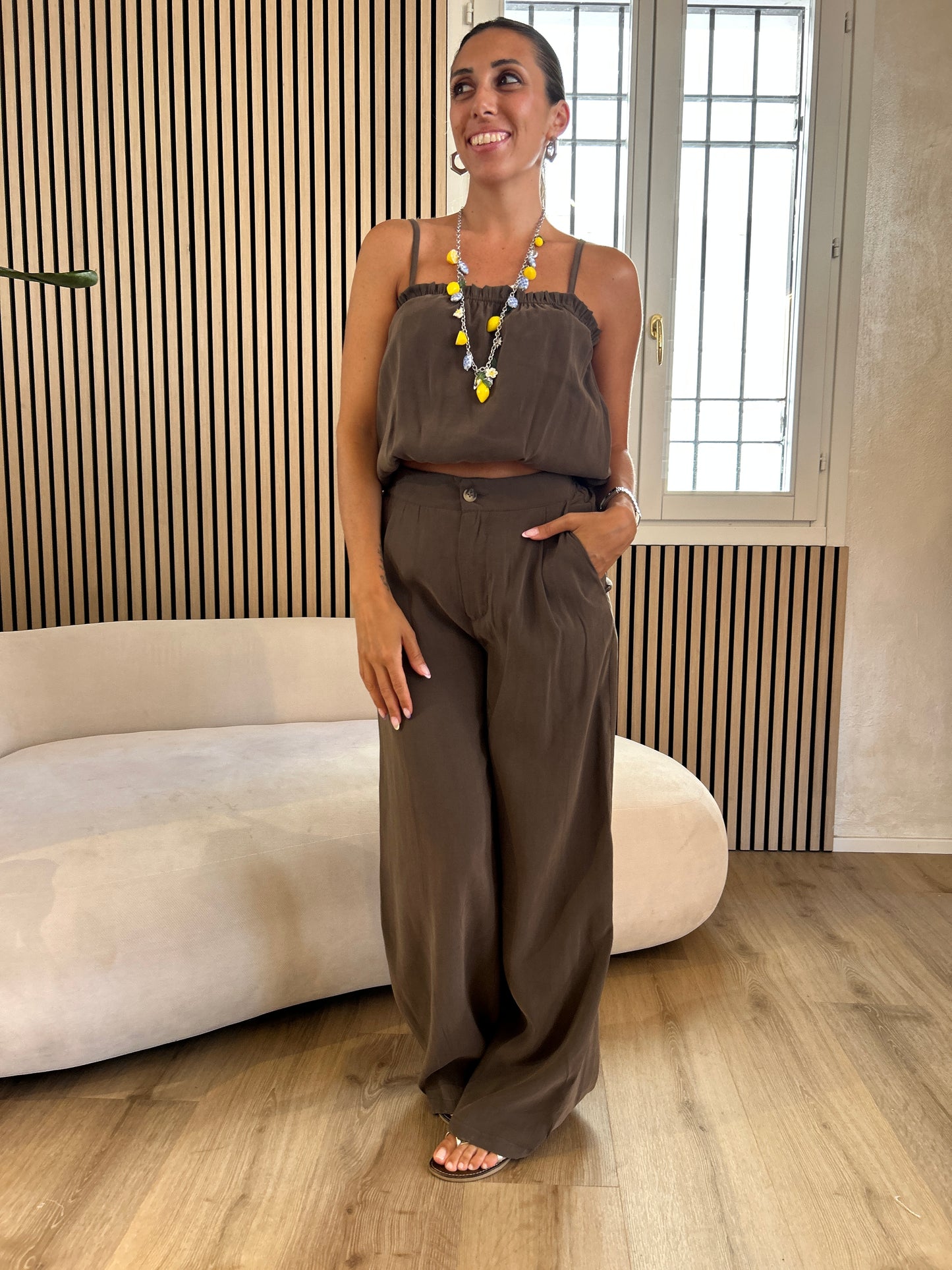 Pantalone cioccolato/moro