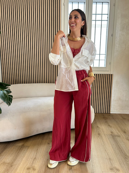 Pantalone rosso banda