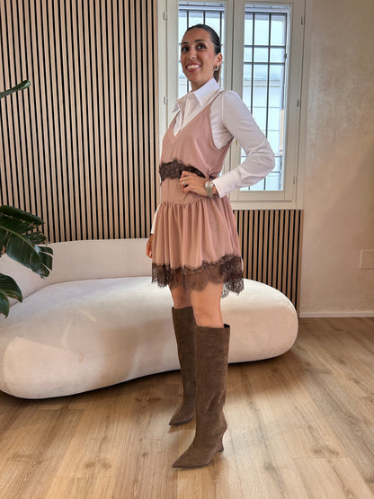Mini abito sottoveste