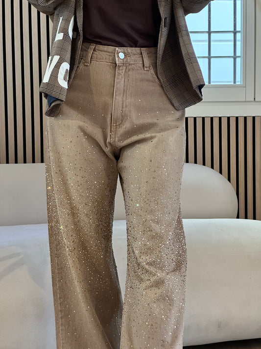Jeans amelie strass