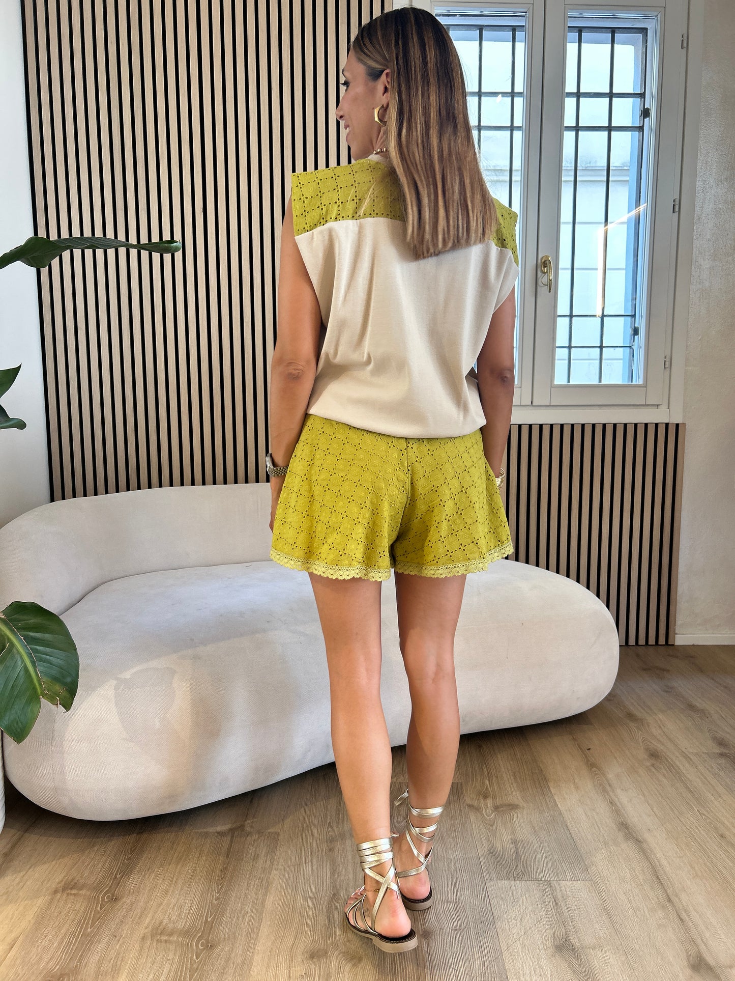 Shorts sangallo lime
