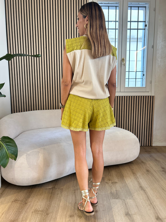 Shorts sangallo lime