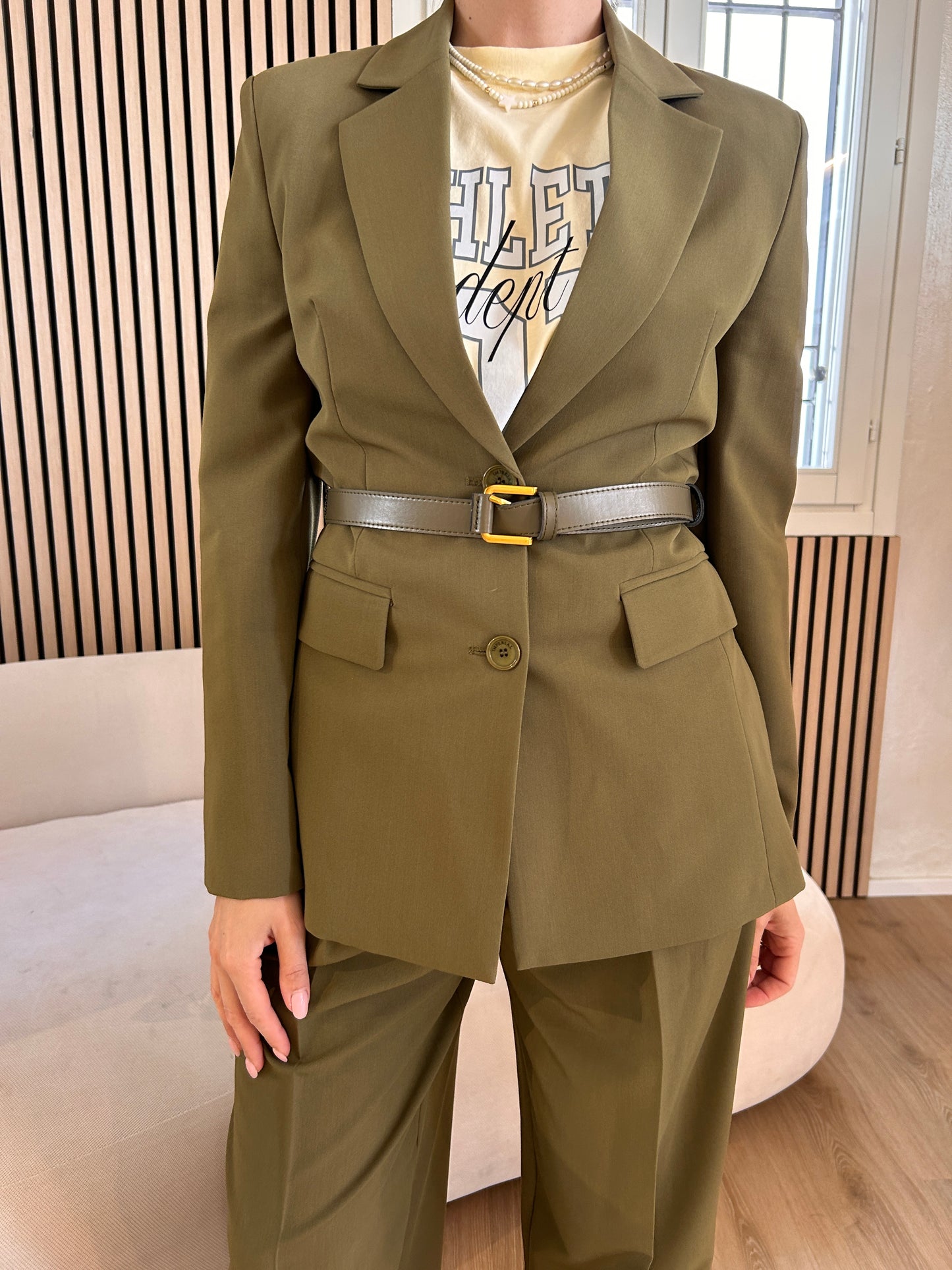 T-shirt Athletic giallo