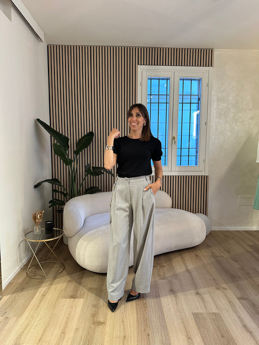 Pantalone grey con cinta