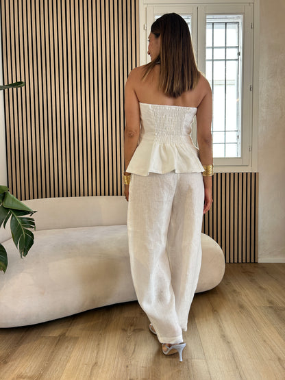 Top lino white