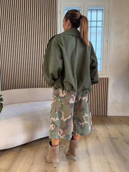 Bomber collo scialle