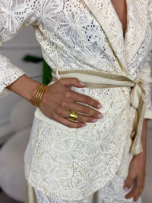 Bracciale fascia linee irregolari