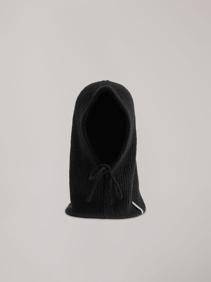 Passamontagna in maglia nero